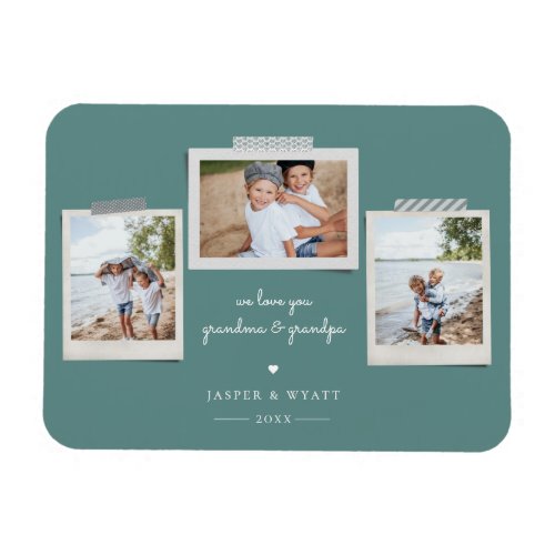 Cheerful Sentiments Snapshot Photo Magnet