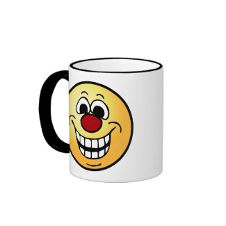 Cheerful Smiley Face Grumpey Coffee Mugs