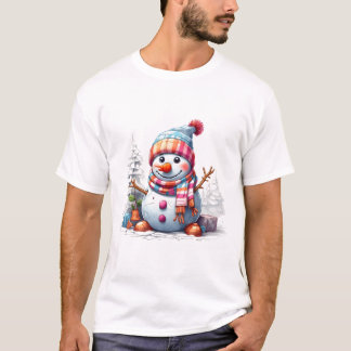 Cheerful Snowman Chuckles Top
