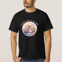 Cheerful Snowman in Winter Wonderland Design