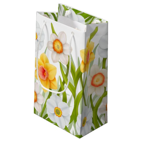 Cheerful Spring Daffodil Flowers Gift Bag