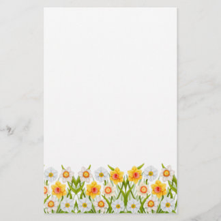 Cheerful Spring Daffodils Stationery