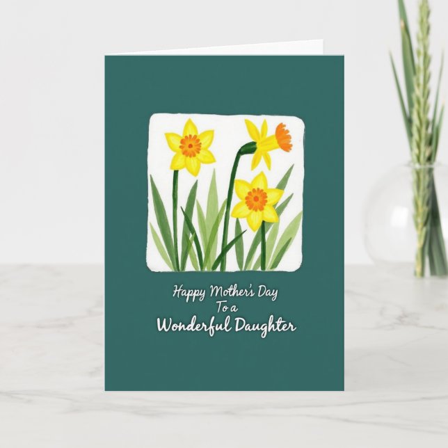 Cheerful Spring Mothers Day Card (Front)