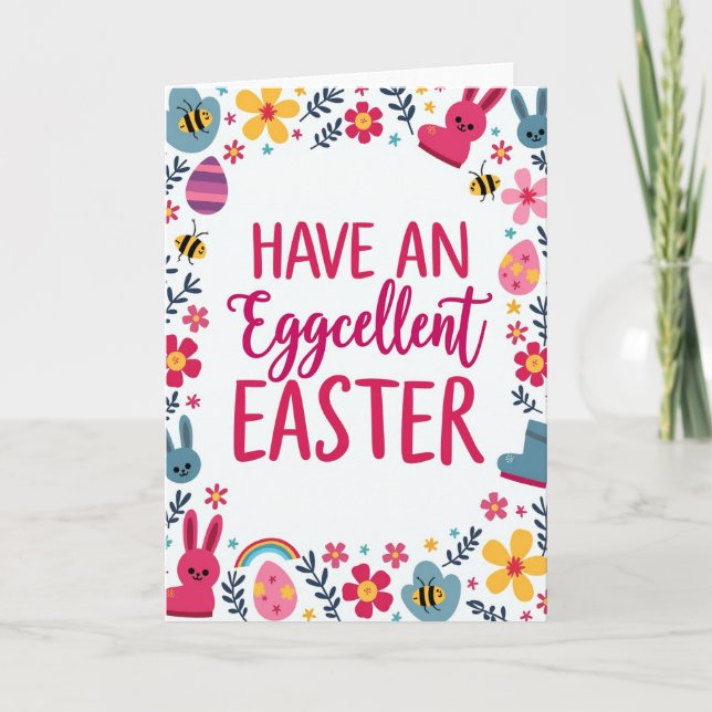 Cheerful Springtime Texture Card (Front)