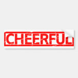 Cheerful Stamp Bumper Sticker