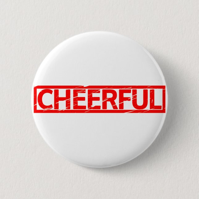 Cheerful Stamp Button (Front)