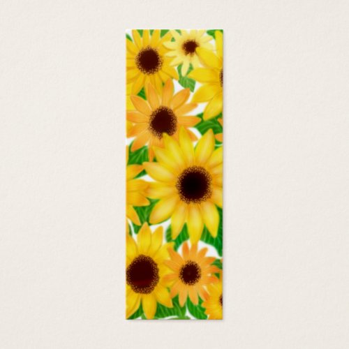 Cheerful Sunflowers Bookmark