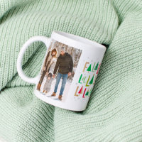 Cheerful Trees Christmas Photo Mug