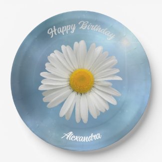 Cheerful White Daisy