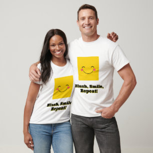 Cheerful Yellow Smiling Face T-Shirt