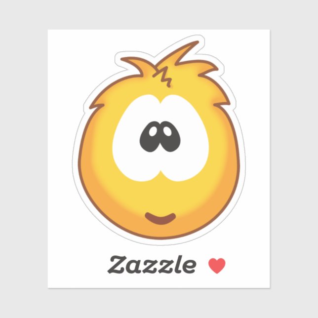 Cheerful Yellow Sneezies Sticker (Sheet)