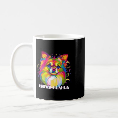 Cheerhuahua Funny Chihuahua Humor Chiwawa Cheerlea Coffee Mug