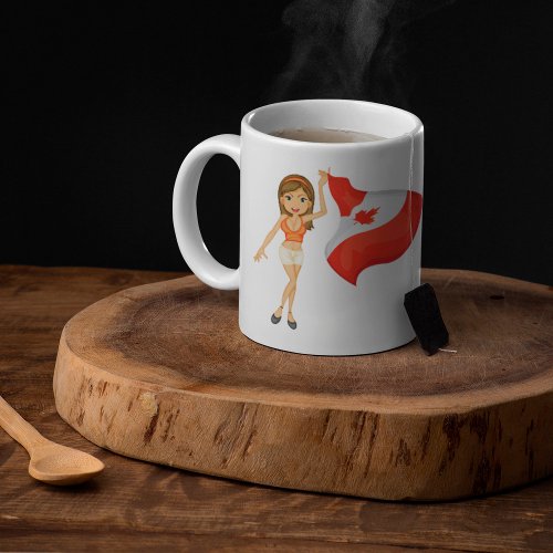 Cheering For Canada Coffee Mug