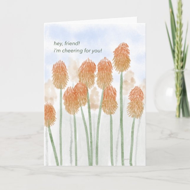 Cheering For You Card (Front)