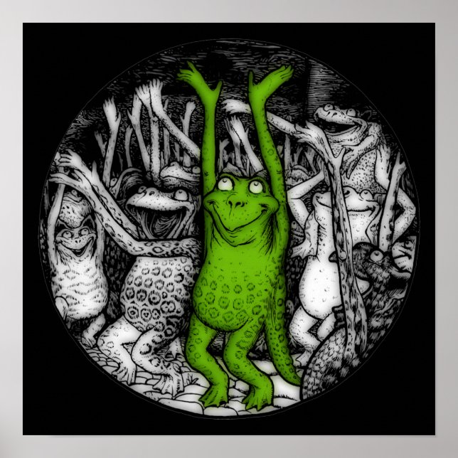 Cheering Frogs Poster (Front)