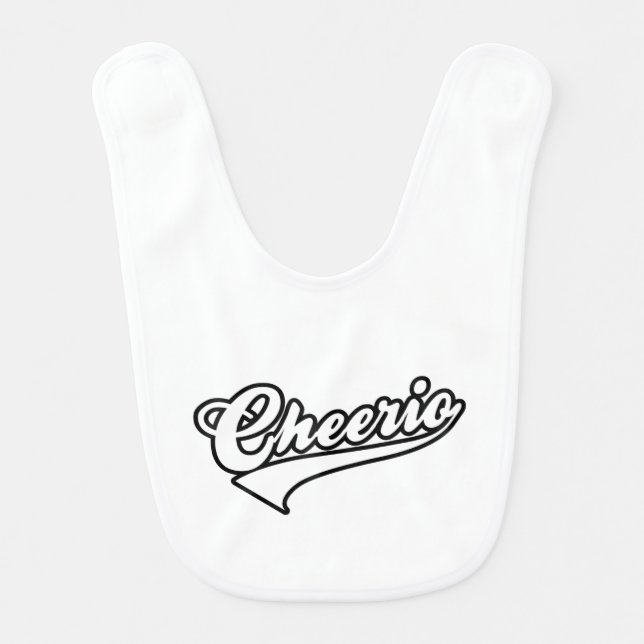 Cheerio Baby Bib (Front)