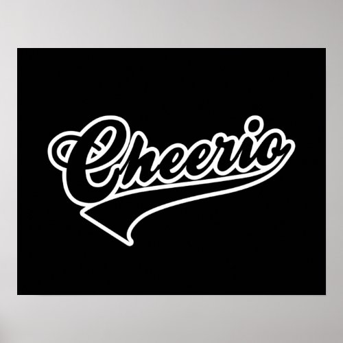 Cheerio Poster