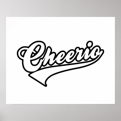 Cheerio Poster