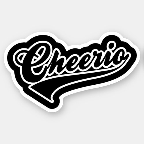 Cheerio Sticker