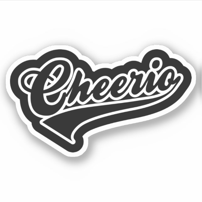 Cheerio Sticker (Front)