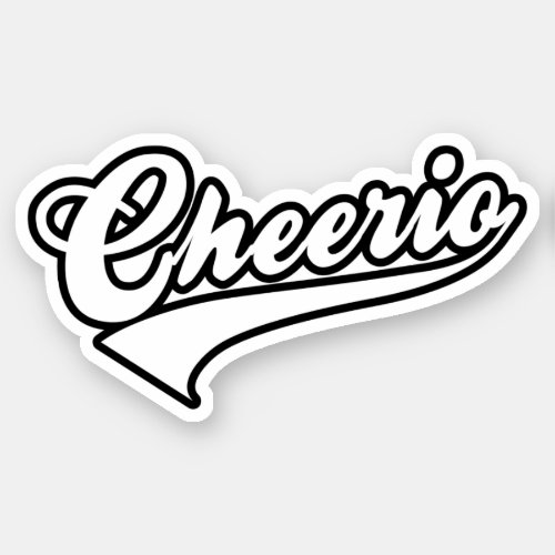 Cheerio Sticker