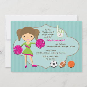 Cheerleader #1 Invitation