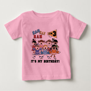 Cheerleader 3rd Birthday T-shirts and Gifts