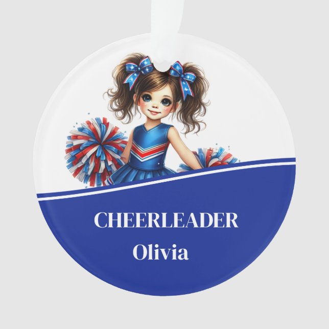 Cheerleader Acrylic Ornament (Front)