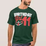Cheerleader Birthday Cheer Girl Cute Cheerleading  T-Shirt<br><div class="desc">Cheerleader Birthday Cheer Girl Cute Cheerleading Flyer 11  .</div>
