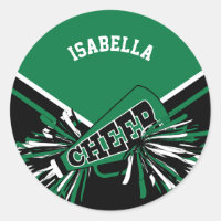 📣 Cheerleader - Black, Green and White
