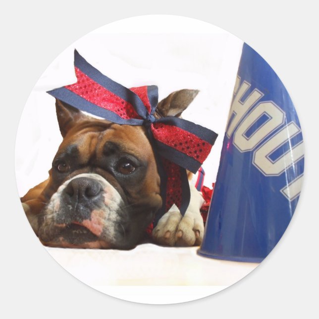 Cheerleader boxer stickers (Front)