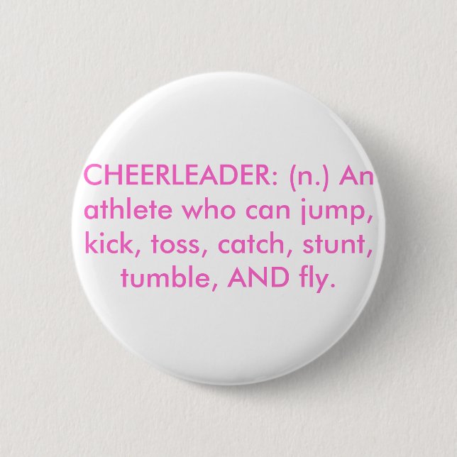 CHEERLEADER BUTTON (Front)