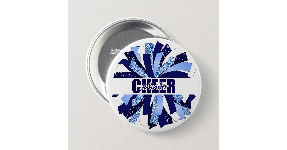Cheerleader Button Pin | Zazzle
