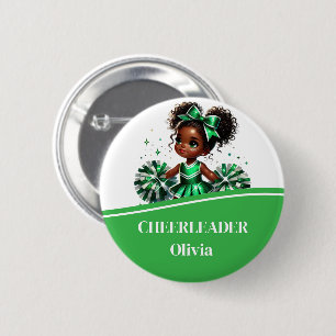 Cheerleader Button Pin