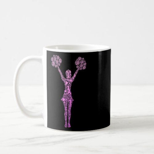 Cheerleader Cheerleading Cheer Girl Youth Team Squ Coffee Mug