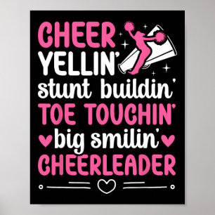 Cheerleader Cheerleading Cheer Poster