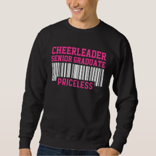 Cheerleader Cheerleading Cheering Senior Graduatio Sweatshirt