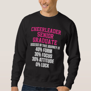 Cheerleader Cheerleading Cheering Success Senior G Sweatshirt