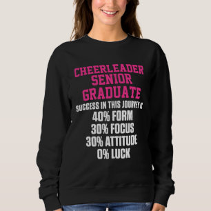 Cheerleader Cheerleading Cheering Success Senior G Sweatshirt