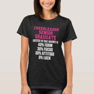 Cheerleader Cheerleading Cheering Success Senior G T-Shirt