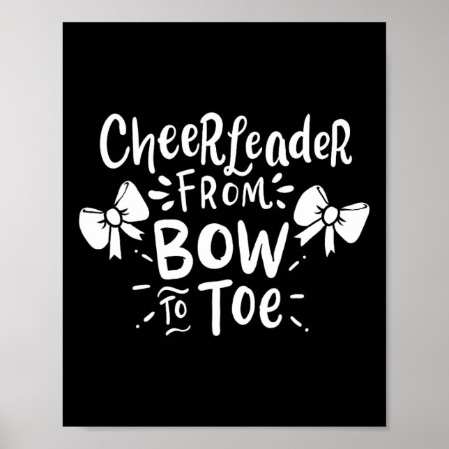 Cheerleader Cheerleading  Poster (Front)