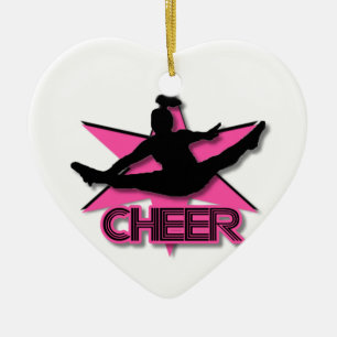 Cheerleader Christmas ornament