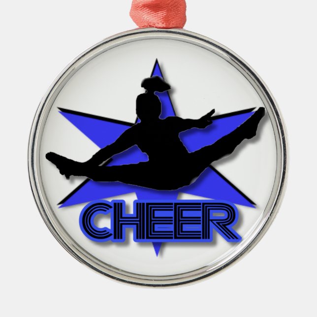 Cheerleader Christmas ornament (Front)