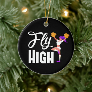 Cheerleader Christmas Ornament Cheerleading Favor