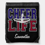 Cheerleader Cinch Sack Backpack at Zazzle