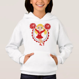Cheerleader - Cute Red Blonde Cheer Hoodie