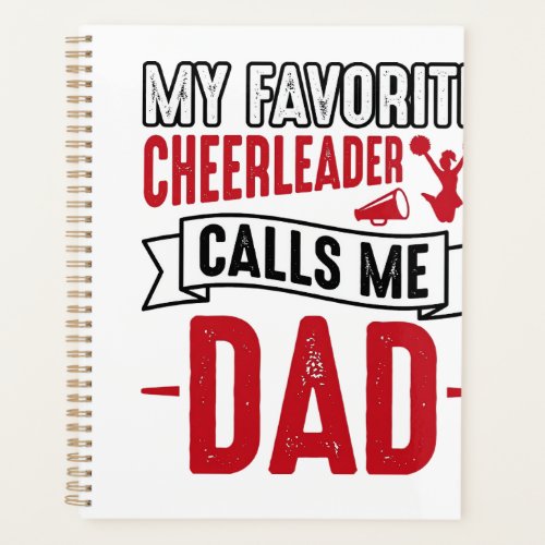 Cheerleader Dad Vintage Engraving Shirt Design_1 Planner