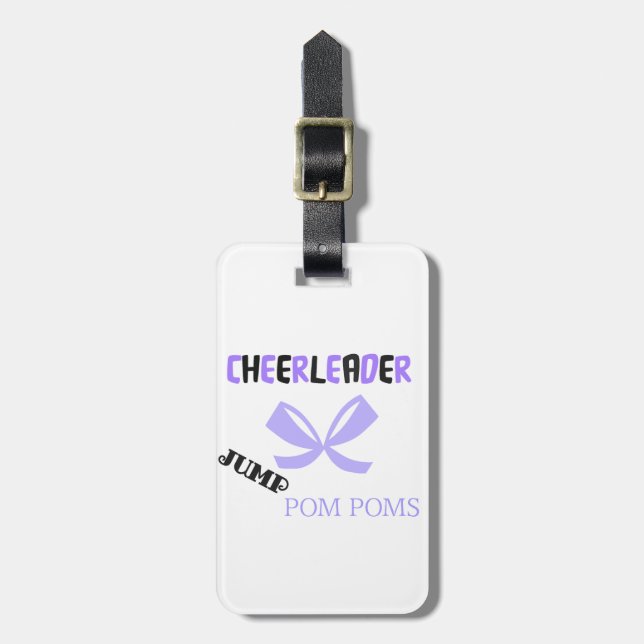 Cheerleader Dance Luggage Tag (Front Vertical)