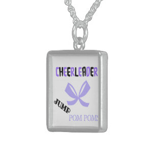 Cheerleader Dance Sterling Silver Necklace
