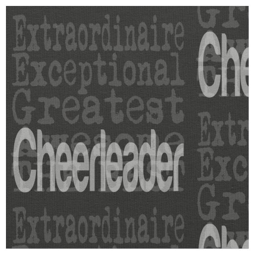 Cheerleader Extraordinaire Fabric
